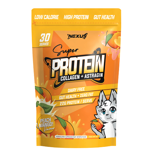 NEXUS SPORTS NUTRITION SUPER PROTEIN WATER - 30 SERVES - Bay Supplements - Protein powder - Peach Mango - Collagen - Joint Support