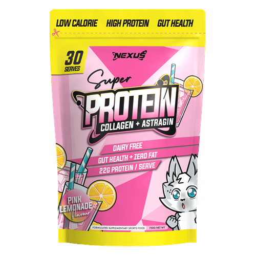 NEXUS SPORTS NUTRITION SUPER PROTEIN WATER - 30 SERVES - Bay Supplements - Protein powder - Pink Lemonade - Collagen - Joint Support