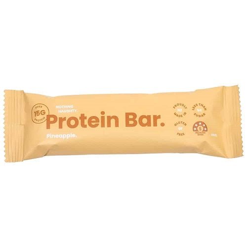 NOTHING NAUGHTY PROTEIN BAR - SINGLE - Bay Supplements - Protein Bars - Pineapple - Snacks & RTD's