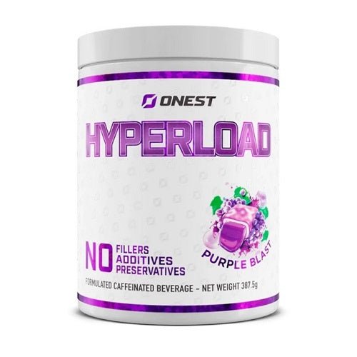 ONEST HYPERLOAD EXPLOSIVE PRE-WORKOUT - Bay Supplements - Pre-workout - Purple Blast - Nootropics - Pump