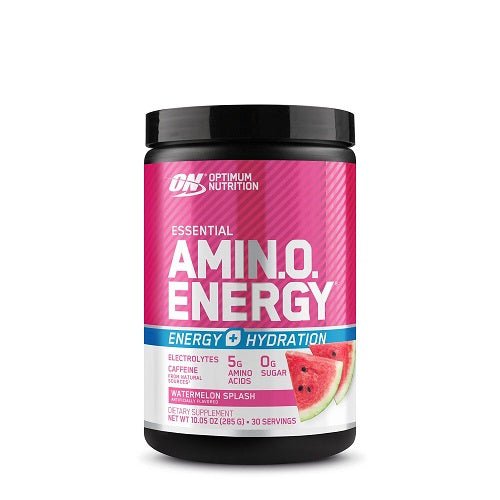 OPTIMUM NUTRITION AMINO ENERGY + ELECTROLYTES 30 SERVE - Bay Supplements - Watermelon Splash - Amino Acids/BCAA - Electrolytes