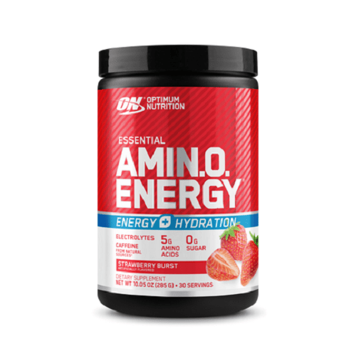 OPTIMUM NUTRITION AMINO ENERGY + ELECTROLYTES 30 SERVE - Bay Supplements - Strawberry Burst - Amino Acids/BCAA - Electrolytes