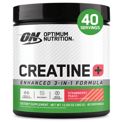 OPTIMUM NUTRITION CREATINE + 360G - Bay Supplements - Creatine - Strawberry Peach - Electrolytes - general health