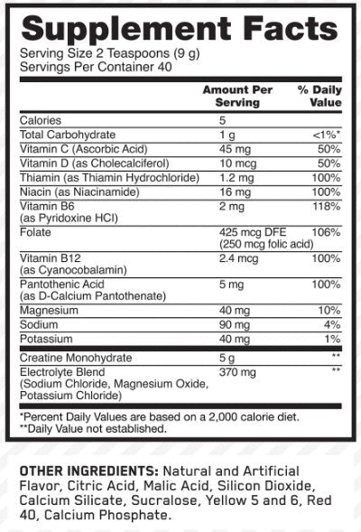 OPTIMUM NUTRITION CREATINE + 360G - Bay Supplements - Creatine - Electrolytes - general health