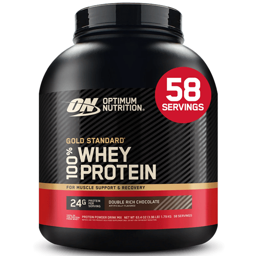 OPTIMUM NUTRITION GOLD STANDARD 100% WHEY 3.96LB - Bay Supplements - Protein Powder - Double Rich Chocolate - deals - Protein powder