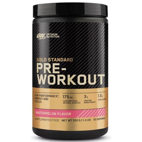 OPTIMUM NUTRITION GOLD STANDARD PRE WORKOUT 55 SERVES - Bay Supplements