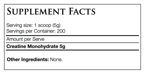PACK NUTRITION ELEMENTALS CREATINE 1KG - Bay Supplements - Creatine - deals - general health
