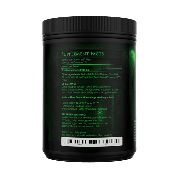 PACK NUTRITION ELEMENTALS CREATINE 500G - Bay Supplements