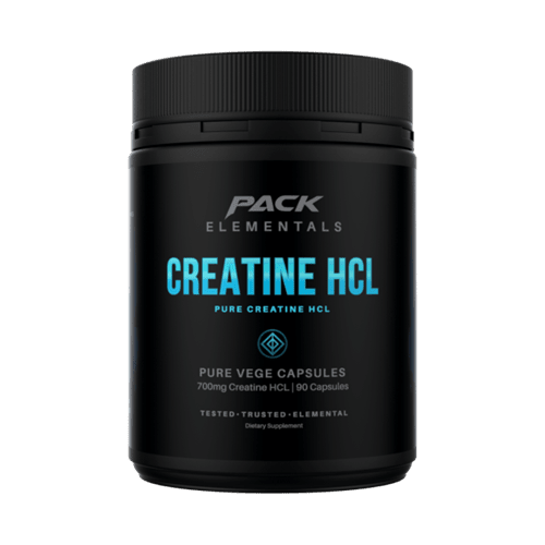 PACK NUTRITION ELEMENTALS CREATINE HCL 90 CAPSULES - Bay Supplements