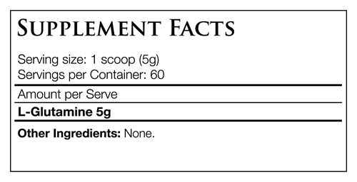 PACK NUTRITION ELEMENTALS GLUTAMINE 300G - Bay Supplements - GLUTAMINE - Amino Acids/BCAA - Creatine - deals