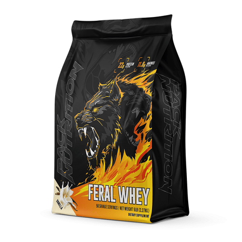 PACK NUTRITION FERAL WHEY PROTEIN 5LB - Bay Supplements
