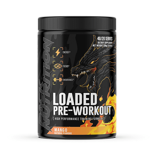 PACK NUTRITION LOADED PRE - WORKOUT 40/20 SERVES - Bay Supplements