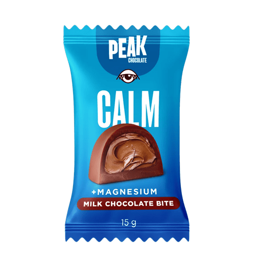 PEAK CHOCOLATE CALM BITES - SINGLE - Bay Supplements - Snacks - Snacks & RTD's - Vitamins & Minerals