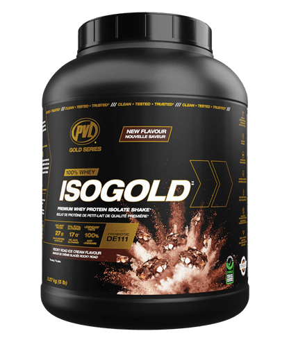 PVL 100% WHEY ISOGOLD - PREMIUM ISOLATE PROTEIN 5LB - Bay Supplements - Protein powder - Rocky Road Ice Cream - Lactose Free Protein