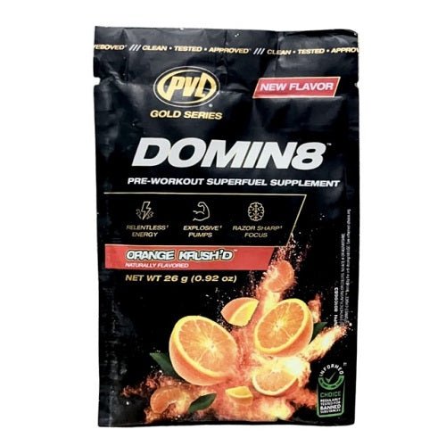 PVL DOMIN8 PRE - WORKOUT - SAMPLE - Bay Supplements