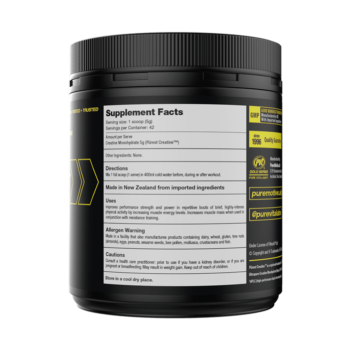 PVL GOLD SERIES PUREST CREATINE 210G - Bay Supplements - Creatine - general health - Muscle Growth