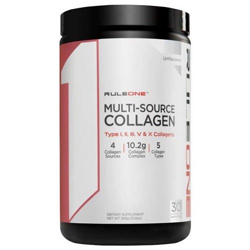 RULE 1 MULTI-SOURCE COLLAGEN 25 SERVES UNFLAVOURED - Bay Supplements - Collagen - general health - Skin & Hair Support