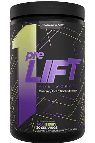 RULE 1 PRE LIFT 30 SERVES - Bay Supplements - Pre-workout - Acai Berry - Endurance - Nootropics