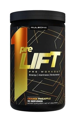 RULE 1 PRE LIFT 30 SERVES - Bay Supplements - Pre-workout - Orange Pineapple - Endurance - Nootropics