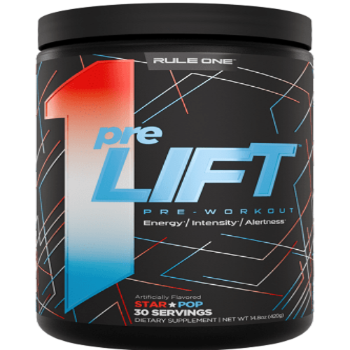 RULE 1 PRE LIFT PRE-WORKOUT 30 SERVES - Bay Supplements - Pre-workout - Star Pop - Endurance - Nootropics