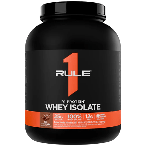RULE 1 PROTEIN ISOLATE 5LB - Bay Supplements - Protein powder - Milk Chocolate - Gluten Free Protein - Lactose Free Protein
