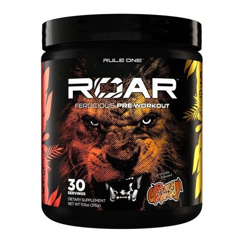 RULE 1 ROAR FEROCIOUS PRE-WORKOUT - Bay Supplements - Pre-workout - Peach Mango - Electrolytes - Pump