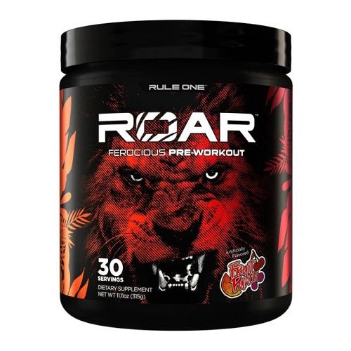 RULE 1 ROAR FEROCIOUS PRE-WORKOUT - Bay Supplements - Pre-workout - Fruit Punch - Electrolytes - Pump
