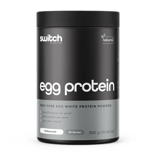 SWITCH NUTRITION 100% EGG WHITE PROTEIN POWDER - 20 SERVES - Bay Supplements