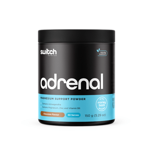 SWITCH NUTRITION ADRENAL SWITCH - 30 SERVES - Bay Supplements - General Health - Chocolate - Sleep Assistance - Vitamins & Minerals