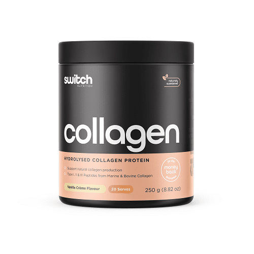 SWITCH NUTRITION COLLAGEN SWITCH - 20 SERVE - Bay Supplements - General Health - Vanilla Creme - Collagen - Joint Support