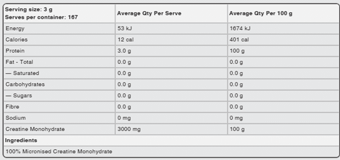 SWITCH NUTRITION CREAPURE CREATINE PERFORM 167 SERVES - Bay Supplements