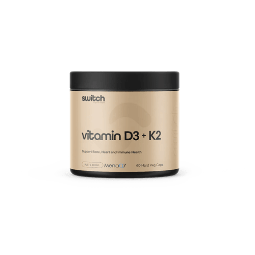 SWITCH NUTRITION D3 & K2 - 60 CAPS - Bay Supplements