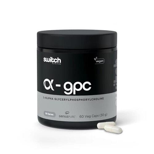 SWITCH NUTRITION ESSENTIALS ALPHA GPC 60 CAPS - DATED 1/26 - Bay Supplements