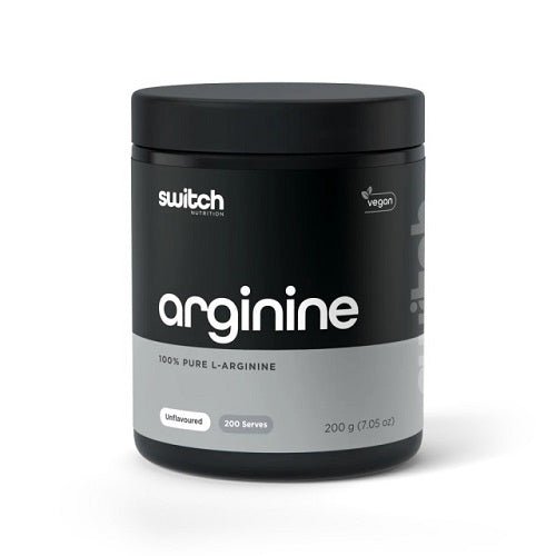 SWITCH NUTRITION ESSENTIALS PURE L - ARGININE 200 SERVES - Bay Supplements