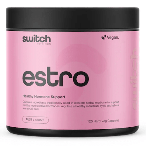 SWITCH NUTRITION ESTRO - 120 CAPSULES - Bay Supplements - General Health - Detox & Cleanse - Womans Health