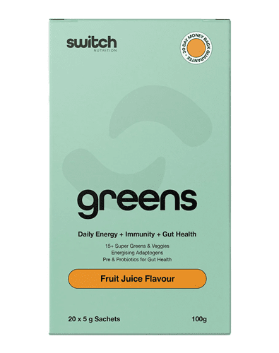 SWITCH NUTRITION GREENS 20 x 5G SACHETS - Bay Supplements