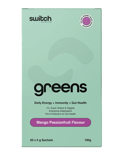 SWITCH NUTRITION GREENS 20 x 5G SACHETS - Bay Supplements