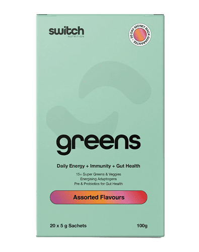 SWITCH NUTRITION GREENS 20 x 5G SACHETS - Bay Supplements