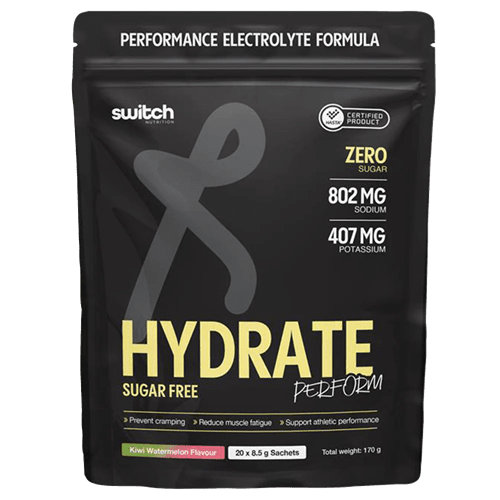 SWITCH NUTRITION HYDRATE PERFORM SUGAR FREE - 20 SACHETS - Bay Supplements