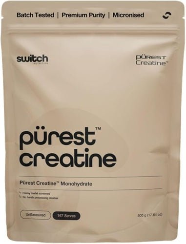 SWITCH NUTRITION PUREST CREATINE MONOHYDRATE - 167 SERVES - Bay Supplements - Creatine - general health - Muscle Growth