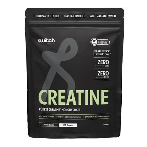 SWITCH NUTRITION PUREST CREATINE MONOHYDRATE PERFORM - 165 SERVES - Bay Supplements - Creatine - general health - Muscle Growth
