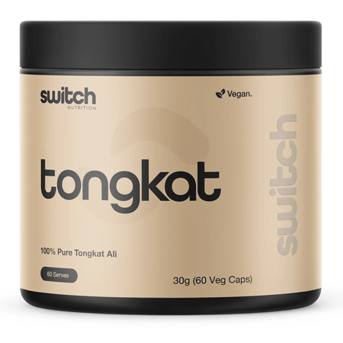 SWITCH NUTRITION TONGKAT ALI - 60 CAPSULES - Bay Supplements - Testosterone Booster - Mens Health - Muscle Growth