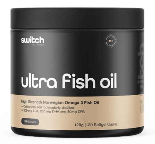SWITCH NUTRITION ULTRA FISH OIL - 120 CAPS - Bay Supplements - General Health - Essential fatty Acids