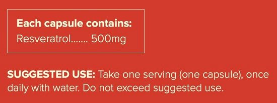 TROVE WELLNESS RESVERATROL 60 CAPSULES - DATED 7/25 - Bay Supplements