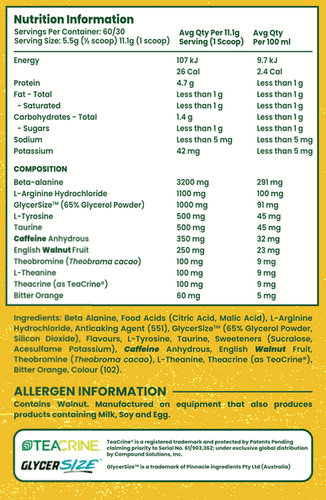 XPLOSIV PING XTREME PRE - WORKOUT 30/60 SERVE - DATED 6/25 - Bay Supplements