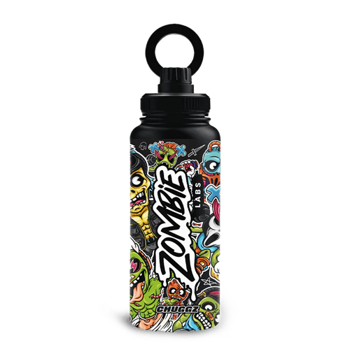 ZOMBIE LABS CHUGGZ WATER BOTTLE 1 LITRE - Bay Supplements