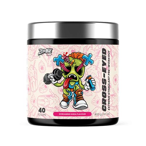 ZOMBIE LABS CROSS-EYED PRE-WORKOUT - 40 SERVES - Bay Supplements - Pre-workout - Screaming Soda - Endurance - Nootropics