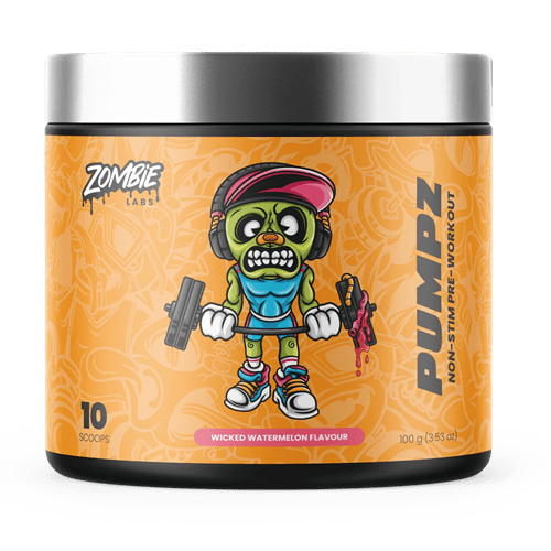 ZOMBIE LABS PUMPZ NON STIM PRE-WORKOUT - 10 SERVES - Bay Supplements - Pre-workout - Endurance - Non Stim - Nootropics