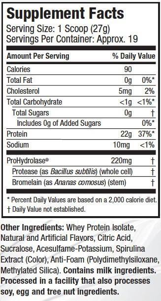 MUSCLETECH ISOWHEY CLEAR - FRUITY/JUICE LIKE MIX-ABILITY