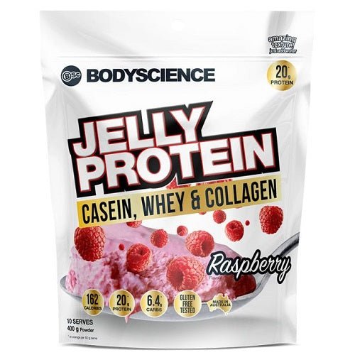 BSC JELLY PROTEIN 400G - RASPBERRY - Bay Supplements